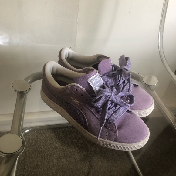 light purple puma shoes